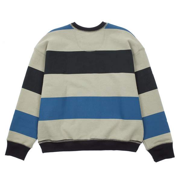Noon Goons BIG STRIPE ICON SWEATSHIRT - BLACK/BLUE/SAND Noon Goons BIG STRIPE ICON SWEATSHIRT - BLACK/BLUE/SAND