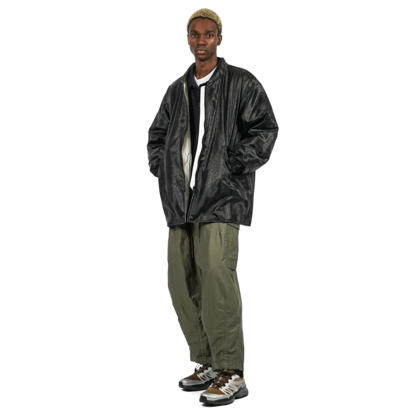 Needles Leopard S.C. Sur Coat - Black | Garmentory 