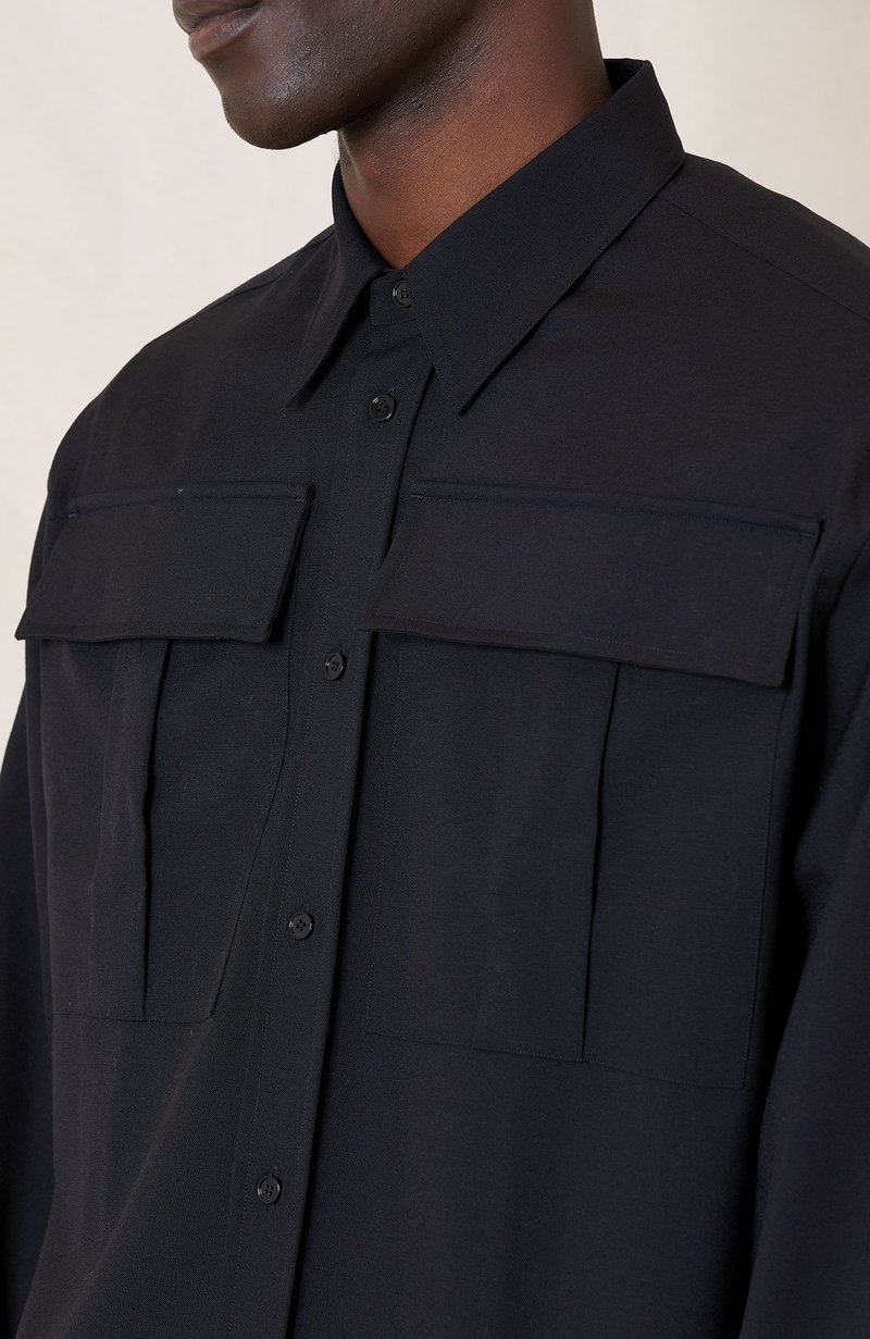Virgin Wool Kibbo Shirt | Garmentory