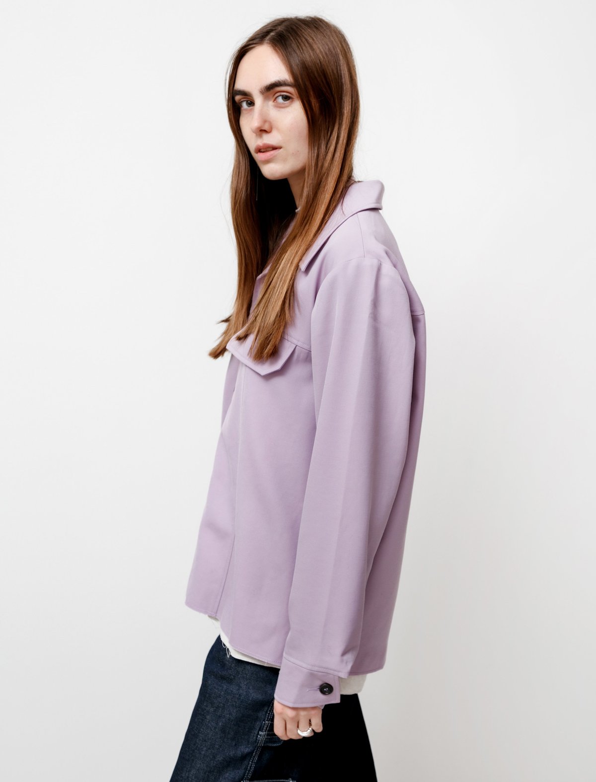 CAMIEL FORTGENS 70’S JACKET WOOL / LILA Camiel Fortgens 70s Jacket - Lilac | Garmentory