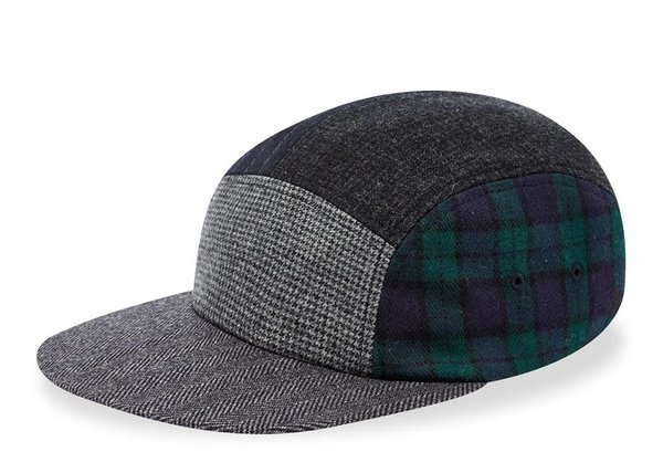 Beams Plus 5 Panel Cap - Multi Pattern/Navy | Garmentory