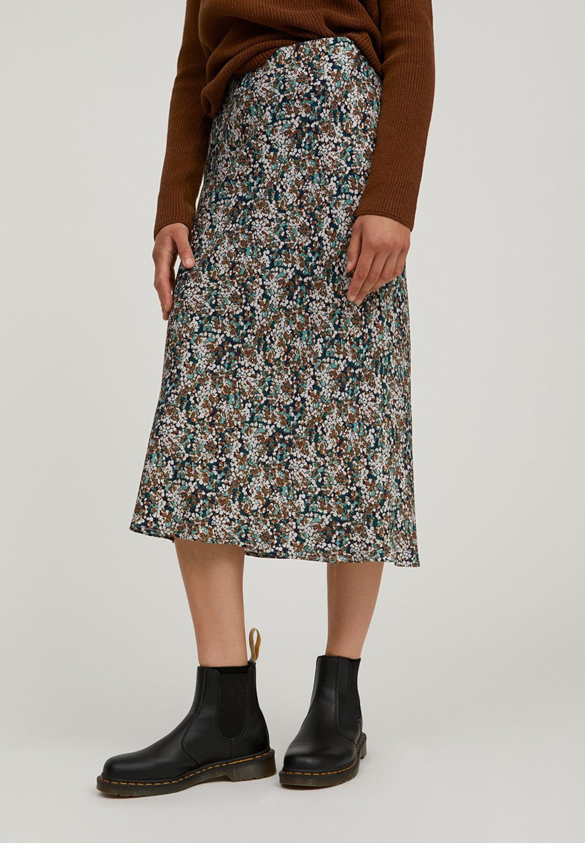 Armedangels Devoraa Heather Winter Lenzing™ Ecovero™ Skirt - Image 2 of 5