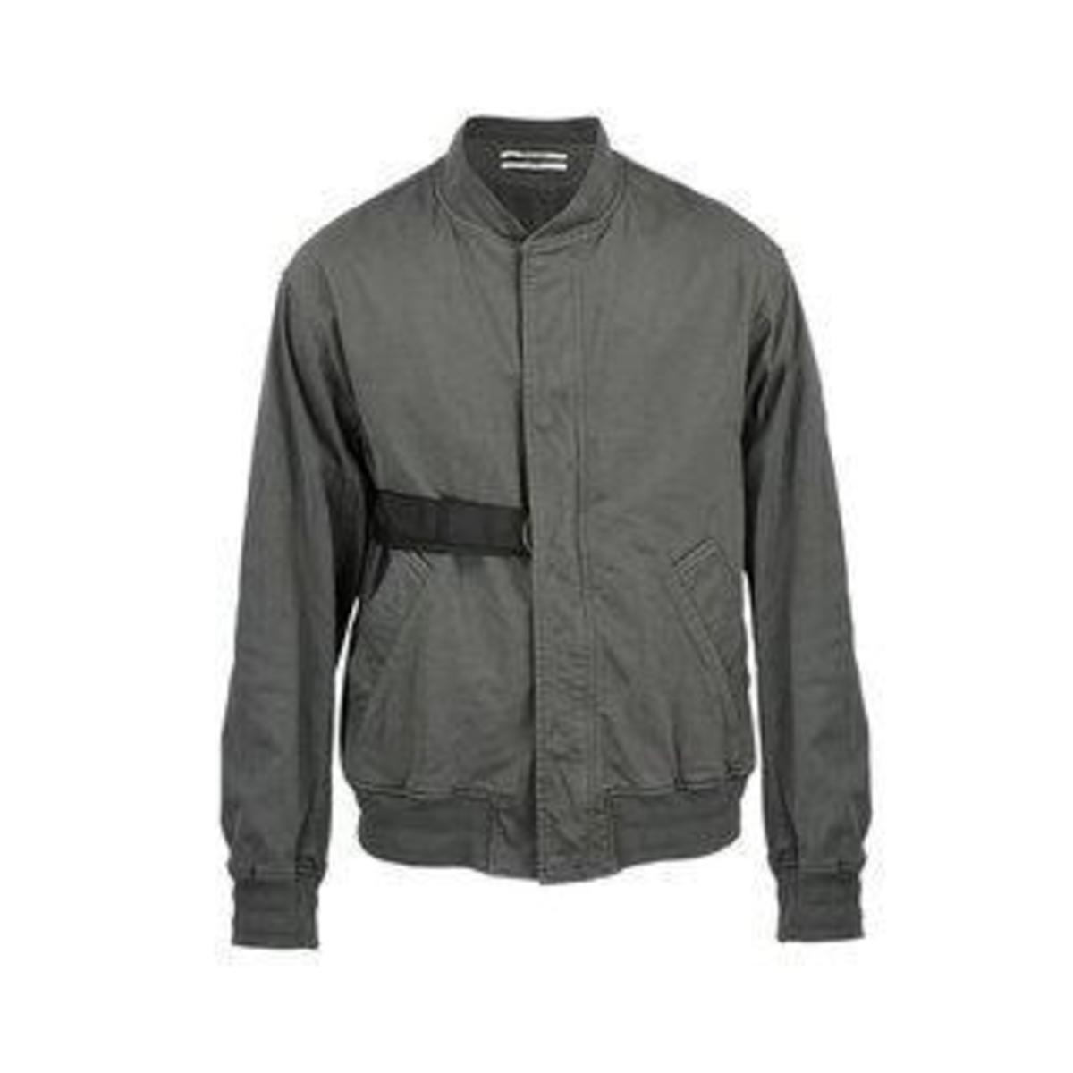 Robert Geller Jan Bomber - Charcoal | Garmentory