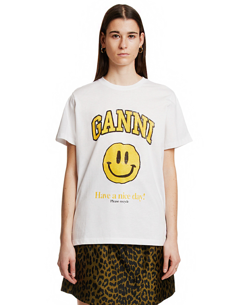 GANNI Have A Nice Day T-Shirt | Garmentory
