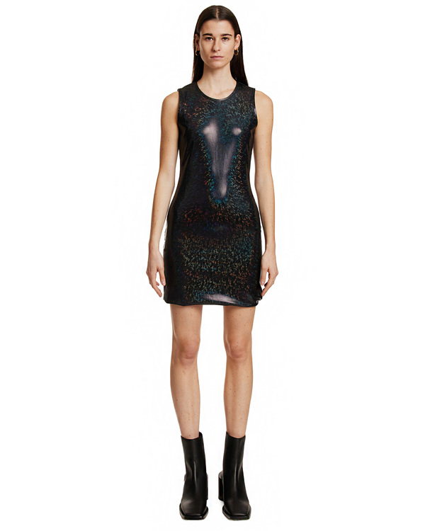 black sequin dress long sleeve plus size Available Online Only - Final Sale Plus Size Faux Sequin Faux Wrap Bodycon Dress with Slide Slit in Black