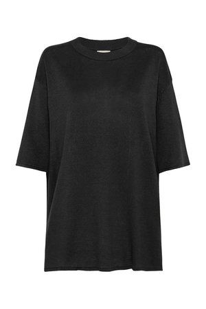 St. Agni Copain Knit Linen Tee - Black St. Agni Copain Knit Linen Tee - Black
