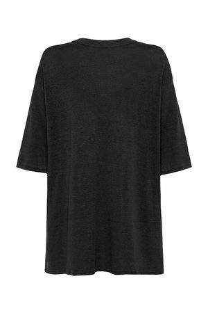 St. Agni Copain Knit Linen Tee - Black St. Agni Copain Knit Linen Tee - Black