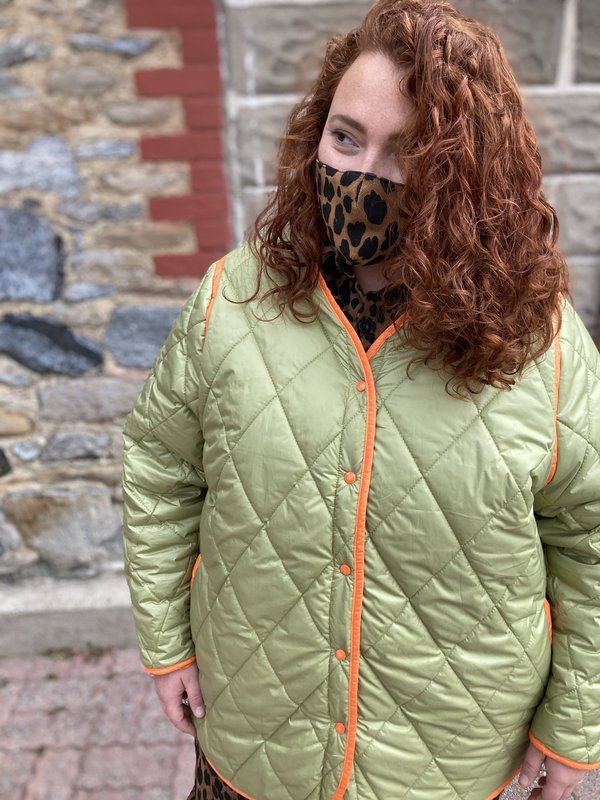 RED SKY fogo island quilted jacket - Army RED SKY fogo island quilted jacket - Army