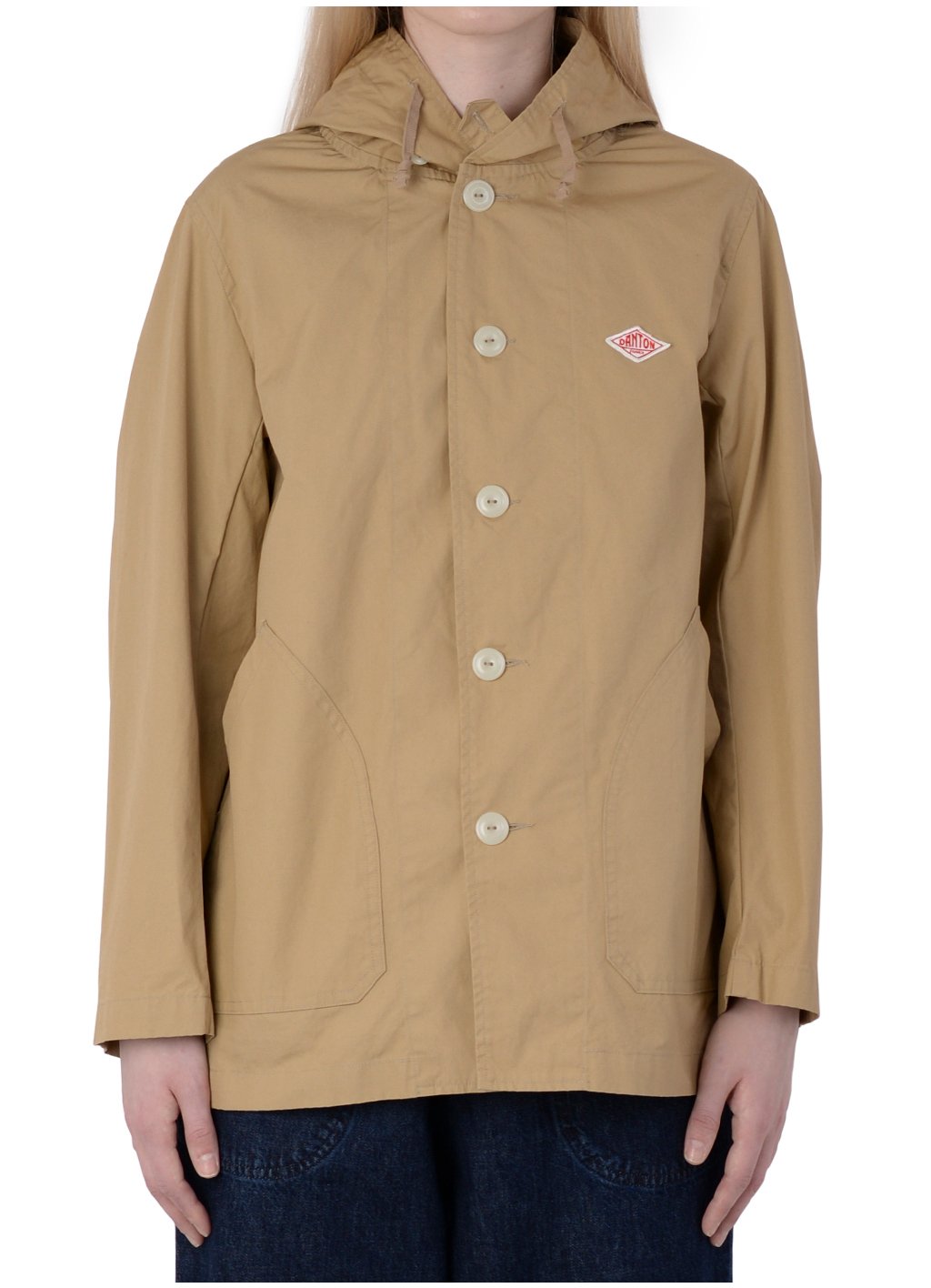 ジャケット・アウター DANTON DOWNPROOF HOODED SINGLE JACKET Danton: Men's Down Hooded Jacket (Black) | DSMNY E-SHOP