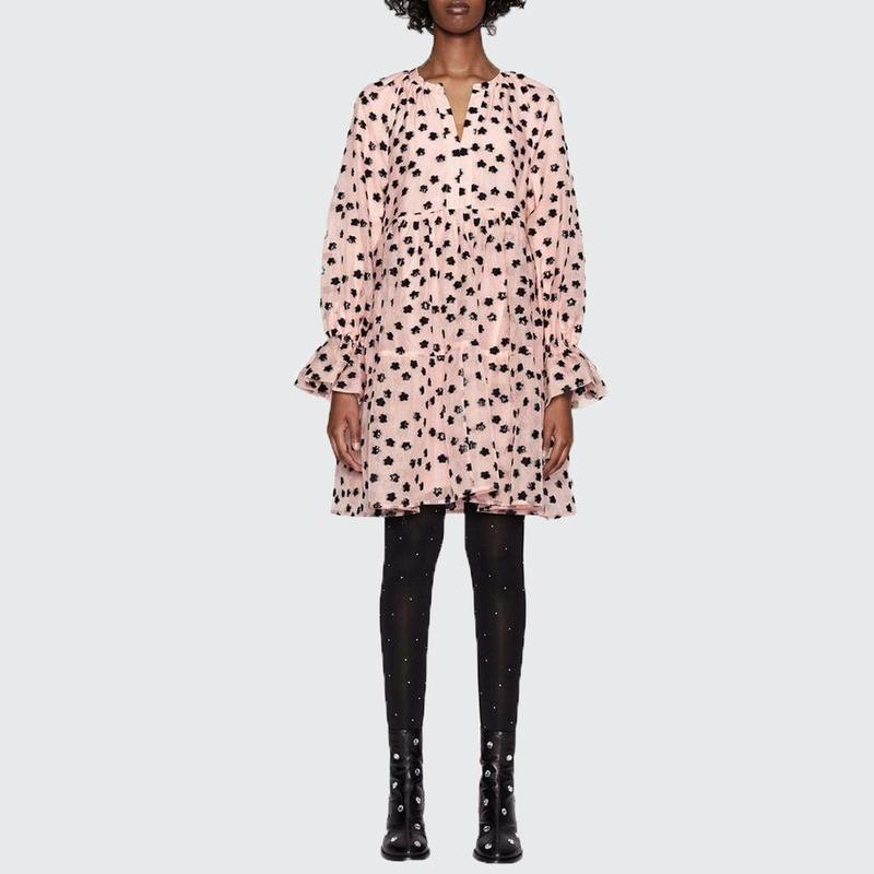 STINE GOYA ワンピース 星柄 Stine Goya Millie Night Tulips Print Dress | Liberty