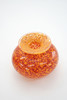 Artist Handblown Vase - Orange Leopard - Thumbnail 1