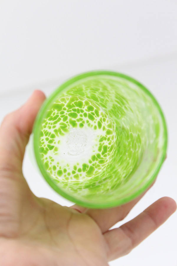 Artist Handblown Tumbler - Green Artist Handblown Tumbler - Green