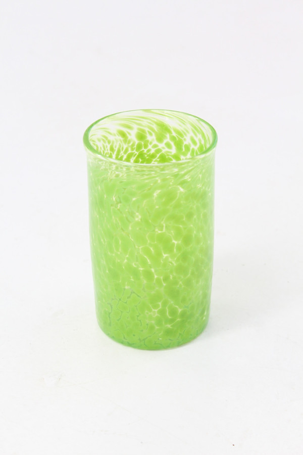 Artist Handblown Tumbler - Green Artist Handblown Tumbler - Green