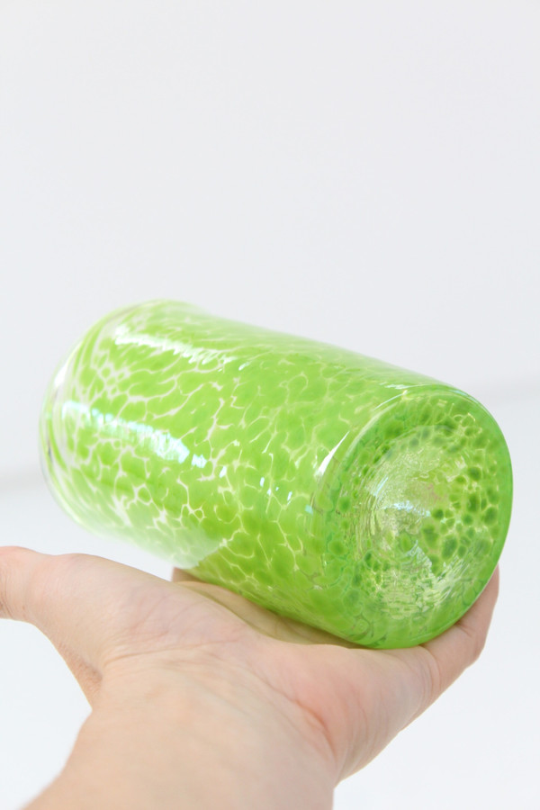 Artist Handblown Tumbler - Green Artist Handblown Tumbler - Green