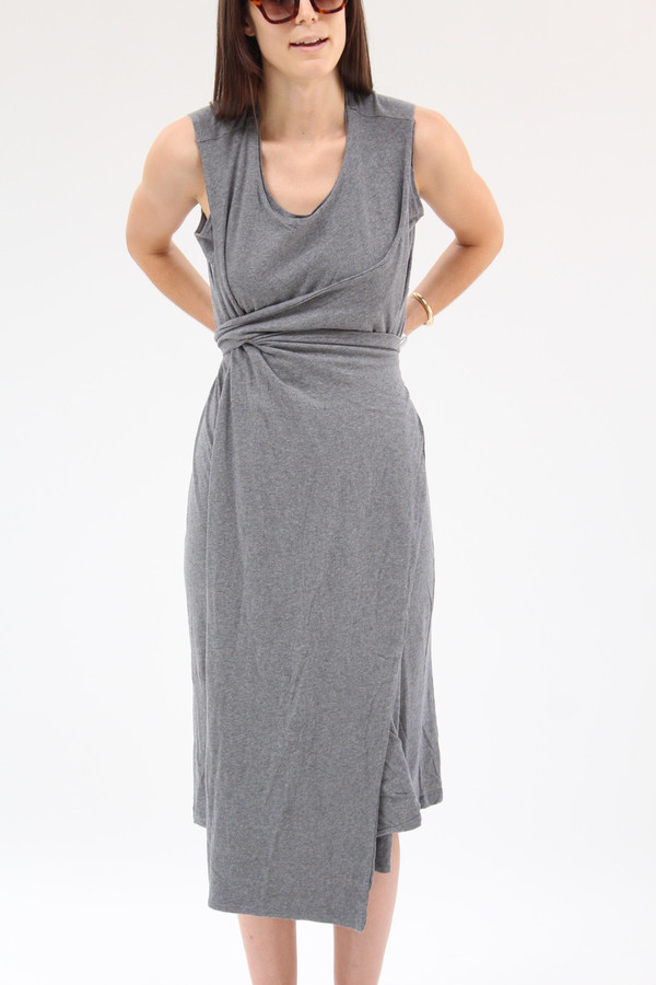Kowtow Envelope Dress Grey Heather | Garmentory