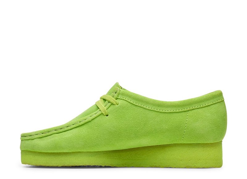 Lime Green Clark Wallabees Clarks Originals Wallabee Swirl