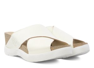 Fly London Wary Wedge Off White Garmentory