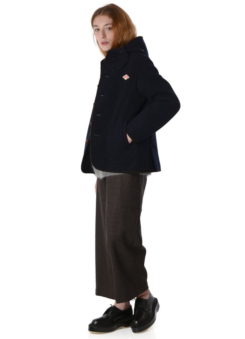 Danton WOOL MOSSER COAT - navy wom | Garmentory