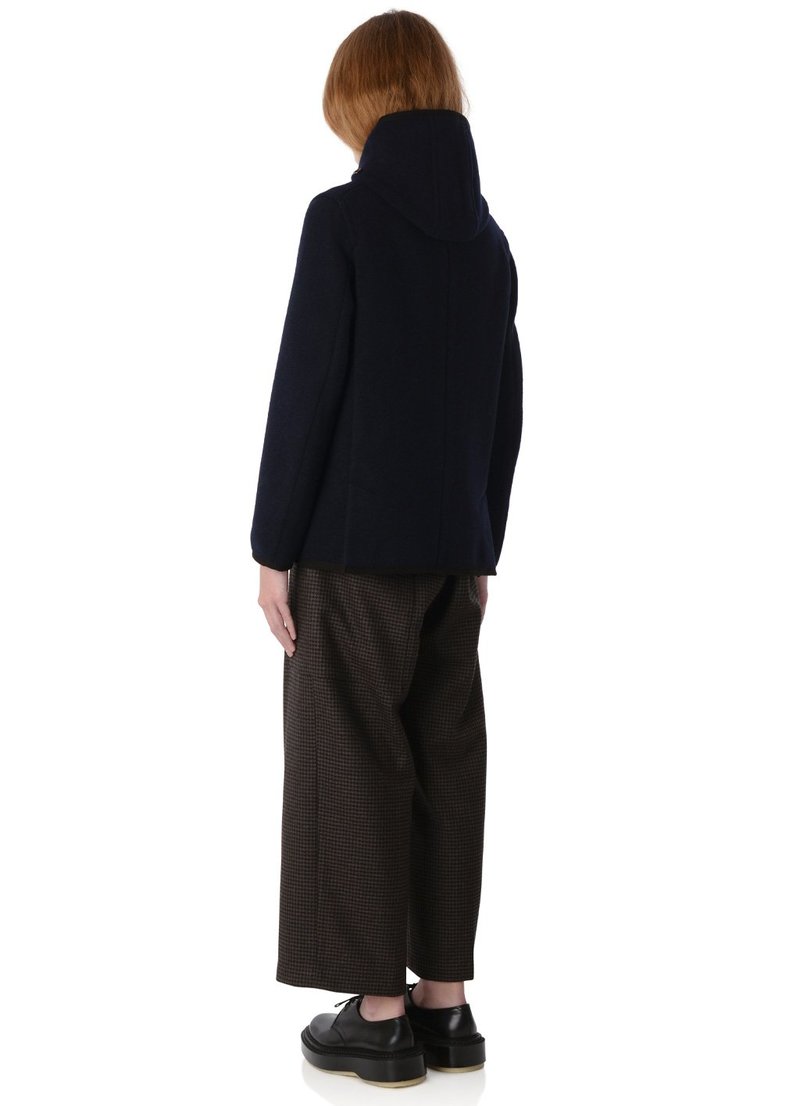 Danton WOOL MOSSER COAT - navy wom | Garmentory