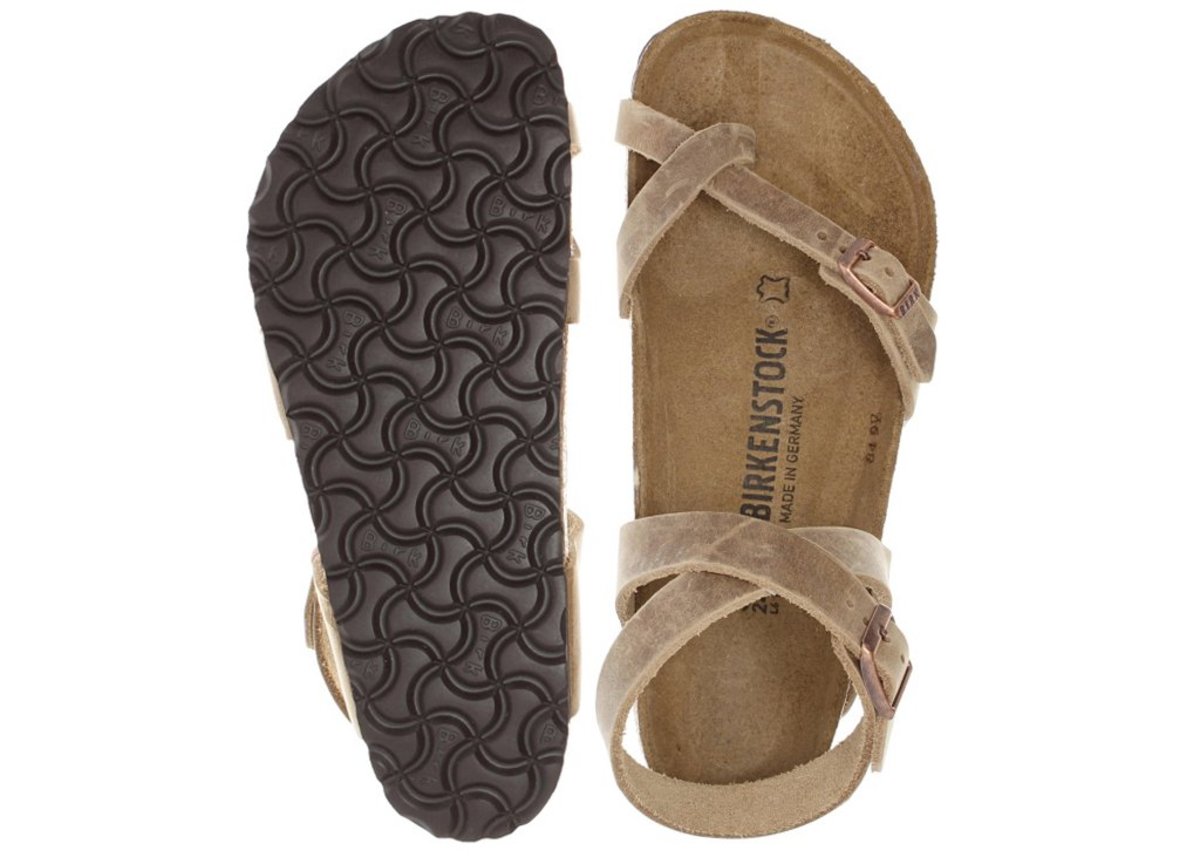 Birkenstock Yara Oiled Leather Sandals - Tobacco