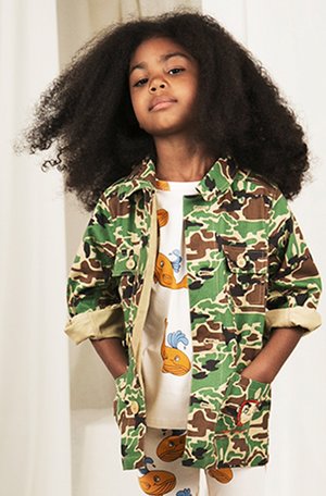 Kids Mini Rodini Safari Camo Jacket 
