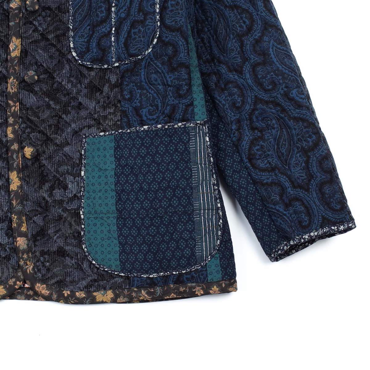 専用Needles SWITCHED QUILT CHORE COAT チョア Needles SWITCHED QUILT CHORE COAT - NAVY/CHARCOAL | Garmentory