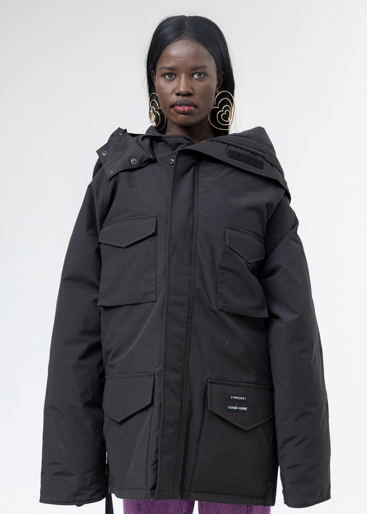 Y/project Canada Goose Edition Down Constable Parka - Black 