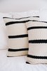 Pampa Porteño Cushion #2 - natural white/black - Thumbnail 1