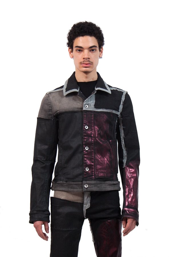 Rick Owens Worker Jacket - Contrast Panels | Garmentory