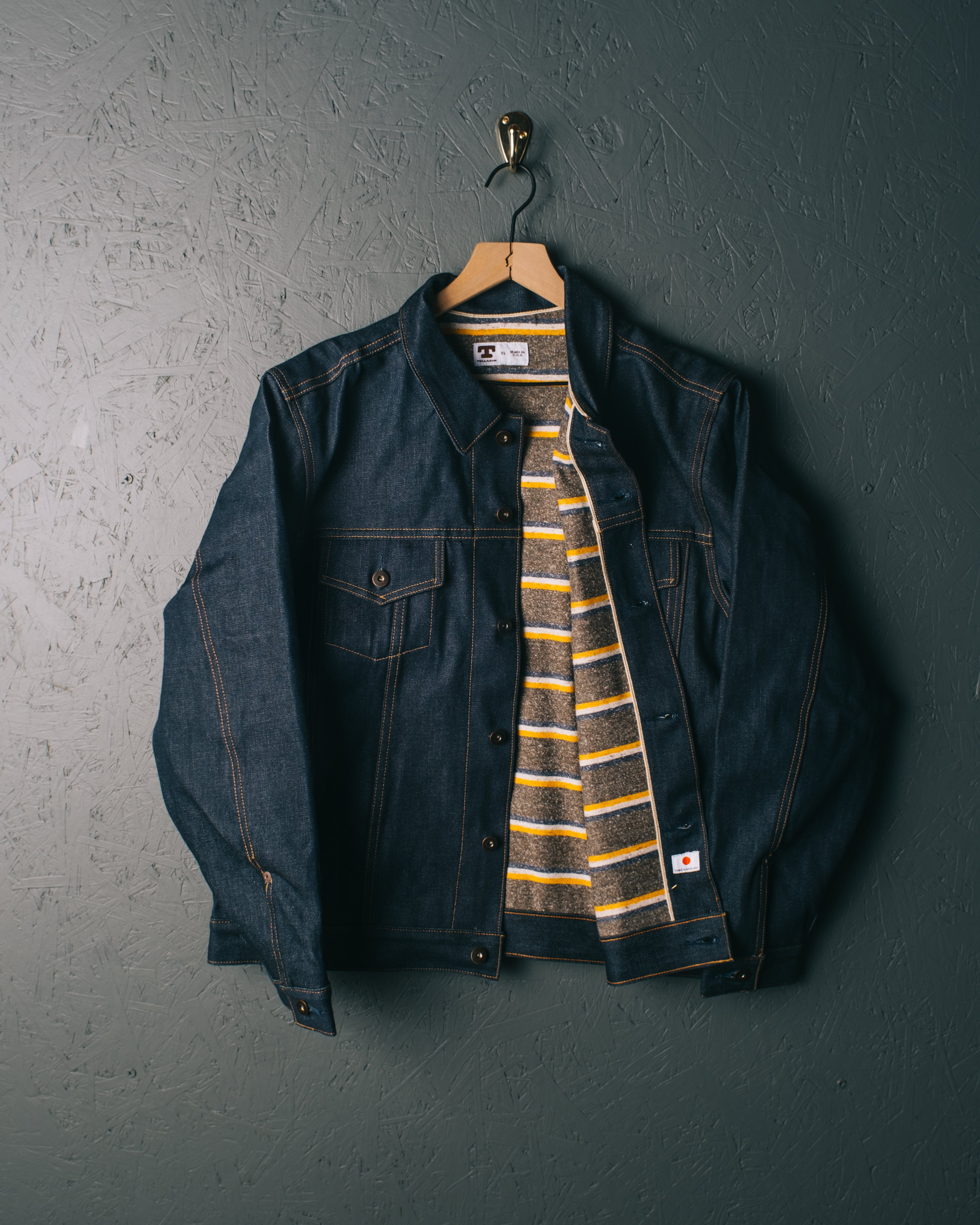 blanket lined jean jacket