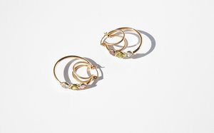 Kindred Black Helaine Hoops - 14k Gold Kindred Black Helaine Hoops - 14k Gold