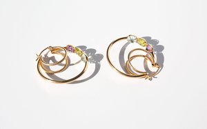 Kindred Black Helaine Hoops - 14k Gold Kindred Black Helaine Hoops - 14k Gold