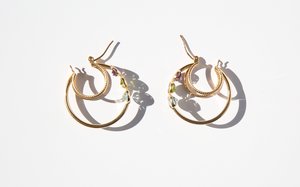 Kindred Black Helaine Hoops - 14k Gold Kindred Black Helaine Hoops - 14k Gold