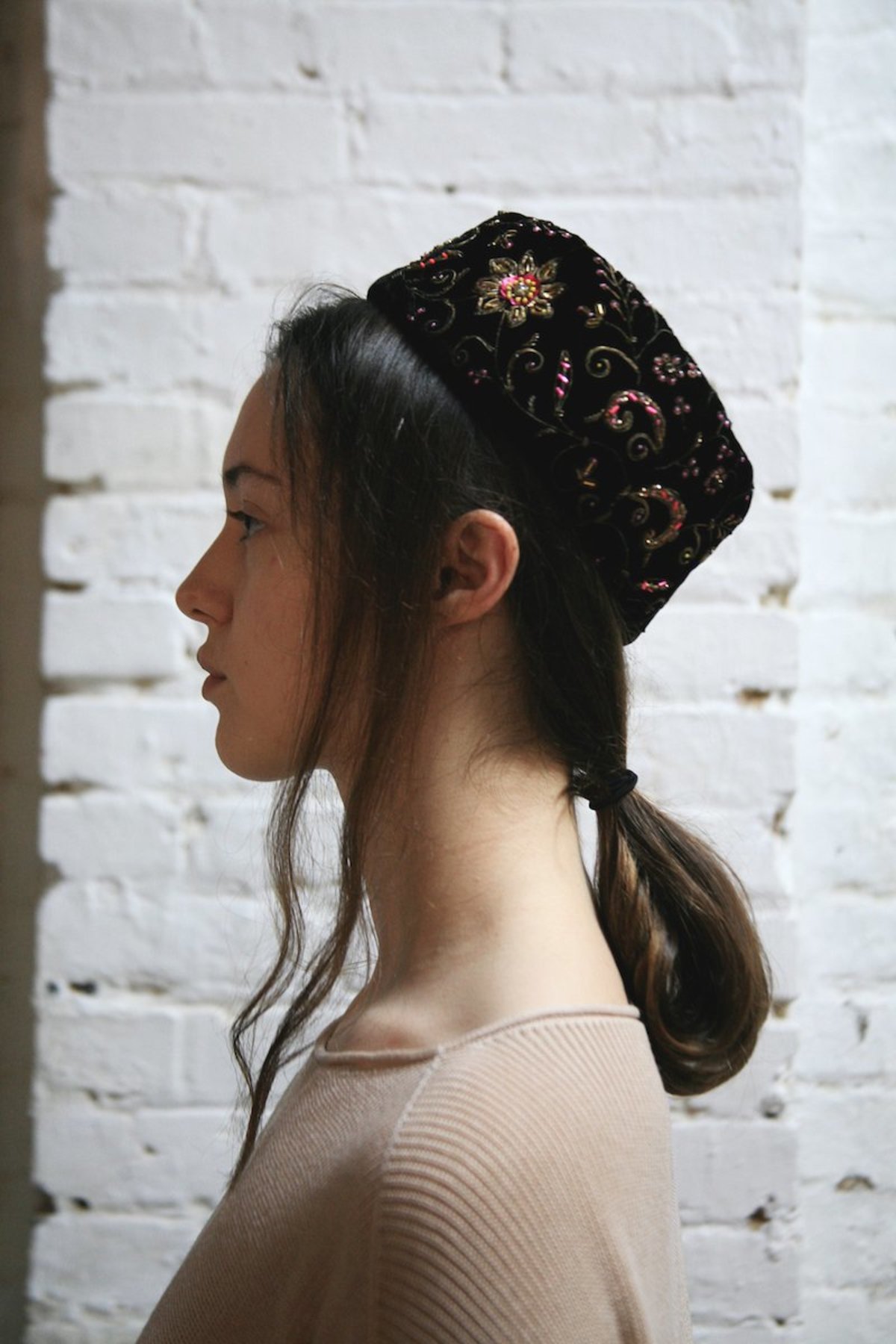 Vintage White Pillbox Hat by Noreen Fashion Wonderland main image 3