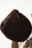 VINTAGE MINK FUR HAT - Brown - Thumbnail 5
