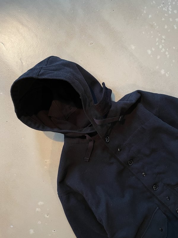 Engineered Garments Polyester Fake Melton Madison Parka - Black