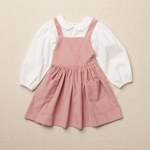 Kids Petits Vilains Esther Peter Pan Blouse - White Kids Petits Vilains Esther Peter Pan Blouse - White