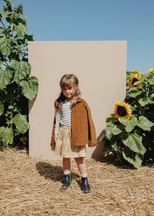Kids Petits Vilains Josephine Mini Skirt - Autumn Blooms Kids Petits Vilains Josephine Mini Skirt - Autumn Blooms