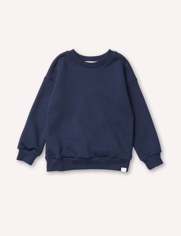 kids Petits Vilains Emil Cozy Sweatshirt - Navy kids Petits Vilains Emil Cozy Sweatshirt - Navy