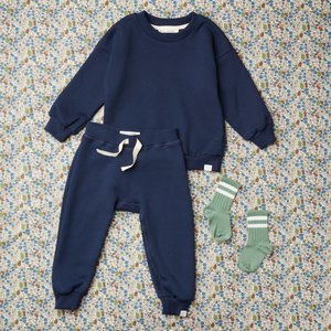 kids Petits Vilains Emil Cozy Sweatshirt - Navy kids Petits Vilains Emil Cozy Sweatshirt - Navy
