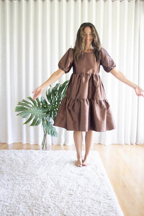 strapless open back dress 1970s Metallic Gold and Copper Party Dress
