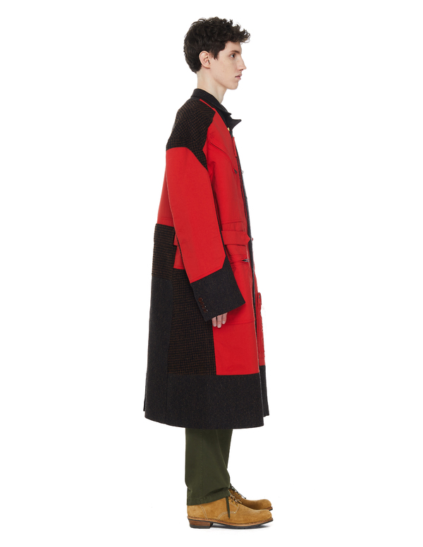 Junya Watanabe Mixed Pirelli Patched Coat | Garmentory