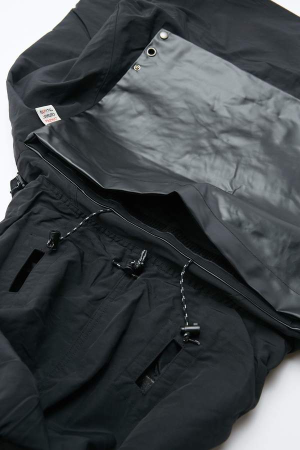 KAPITAL 60/40クロス KAMAKURAアノラックブルゾン ブラック Kapital Kamakura 60/40 Cloth Anorak Blouson - Black | Garmentory