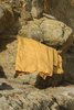 Hakea Linen Beach Blanket - Mustard - Thumbnail 1