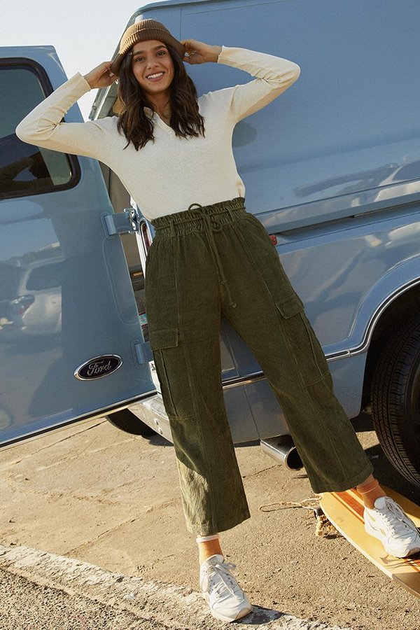 organic cotton cargo pants