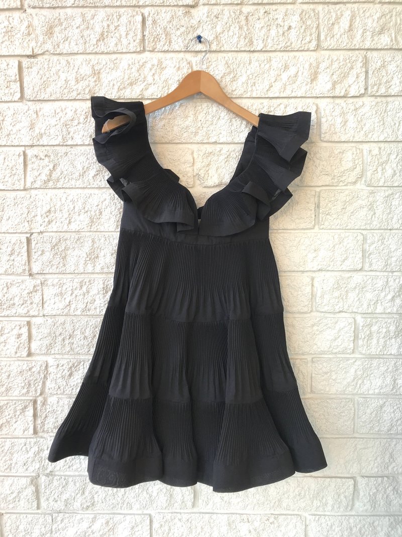 zimmermann black ruffle dress Ziera - Sage Xf Shoe - Size: 37
