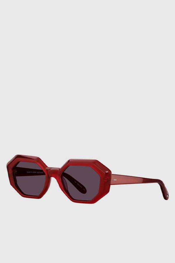 Garrett Leight Jacqueline Sun 50 eyewear - Cherry/Semi-Flat  display picture 3