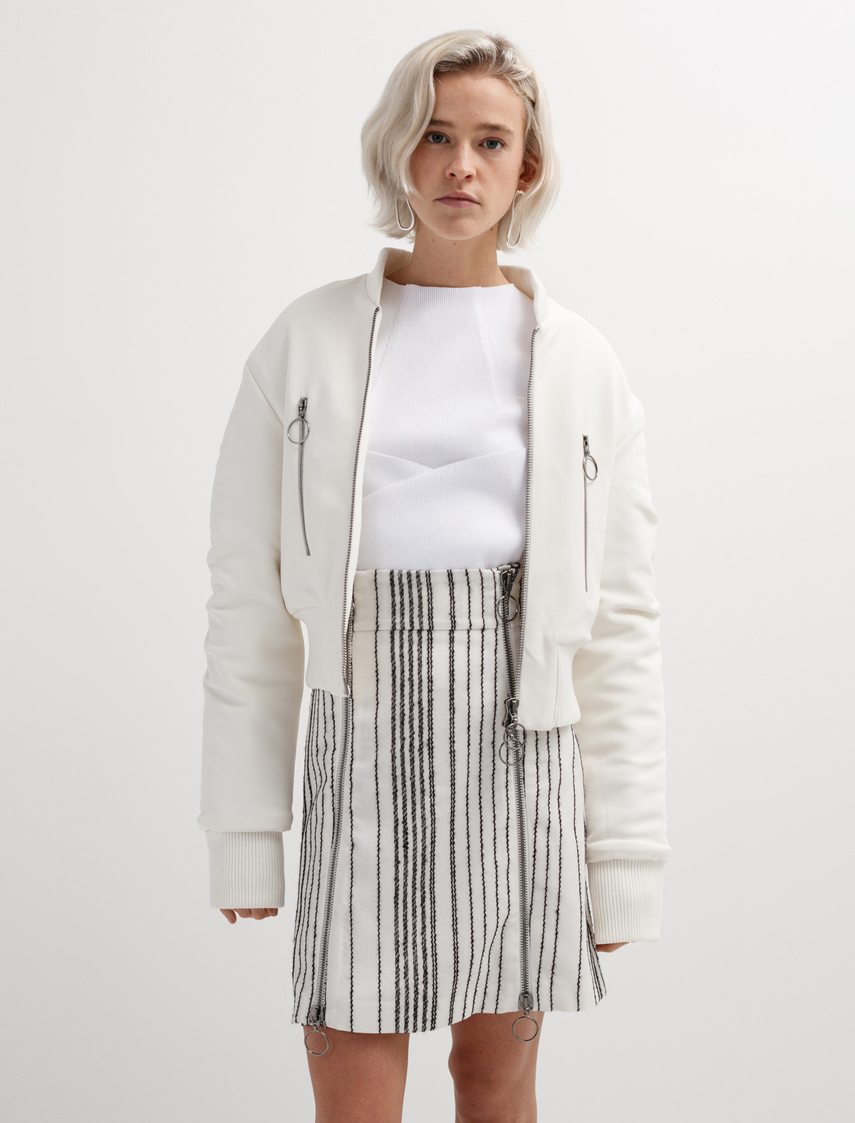 Etienne Deroeux MA-1 Jacket - white - Image 2 of 9