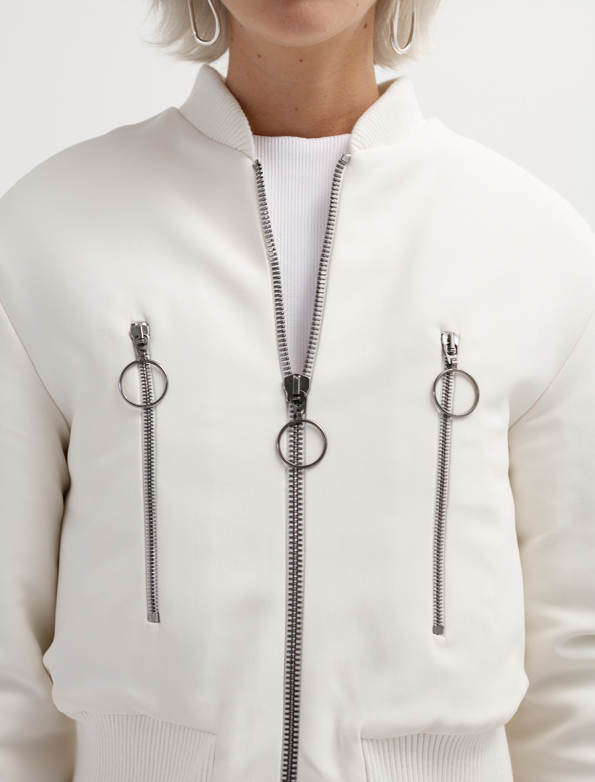 Etienne Deroeux MA-1 Jacket - white - Image 7 of 9