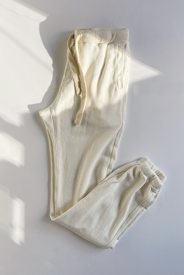 Jungmaven Yelapa Drawstring Sweatpant - Washed white Jungmaven Yelapa Drawstring Sweatpant - Washed white